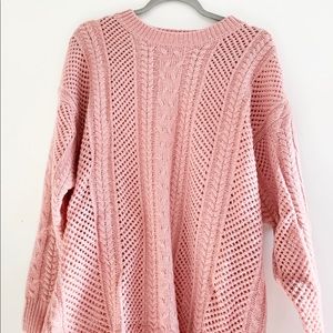 Pink Knit Sweater